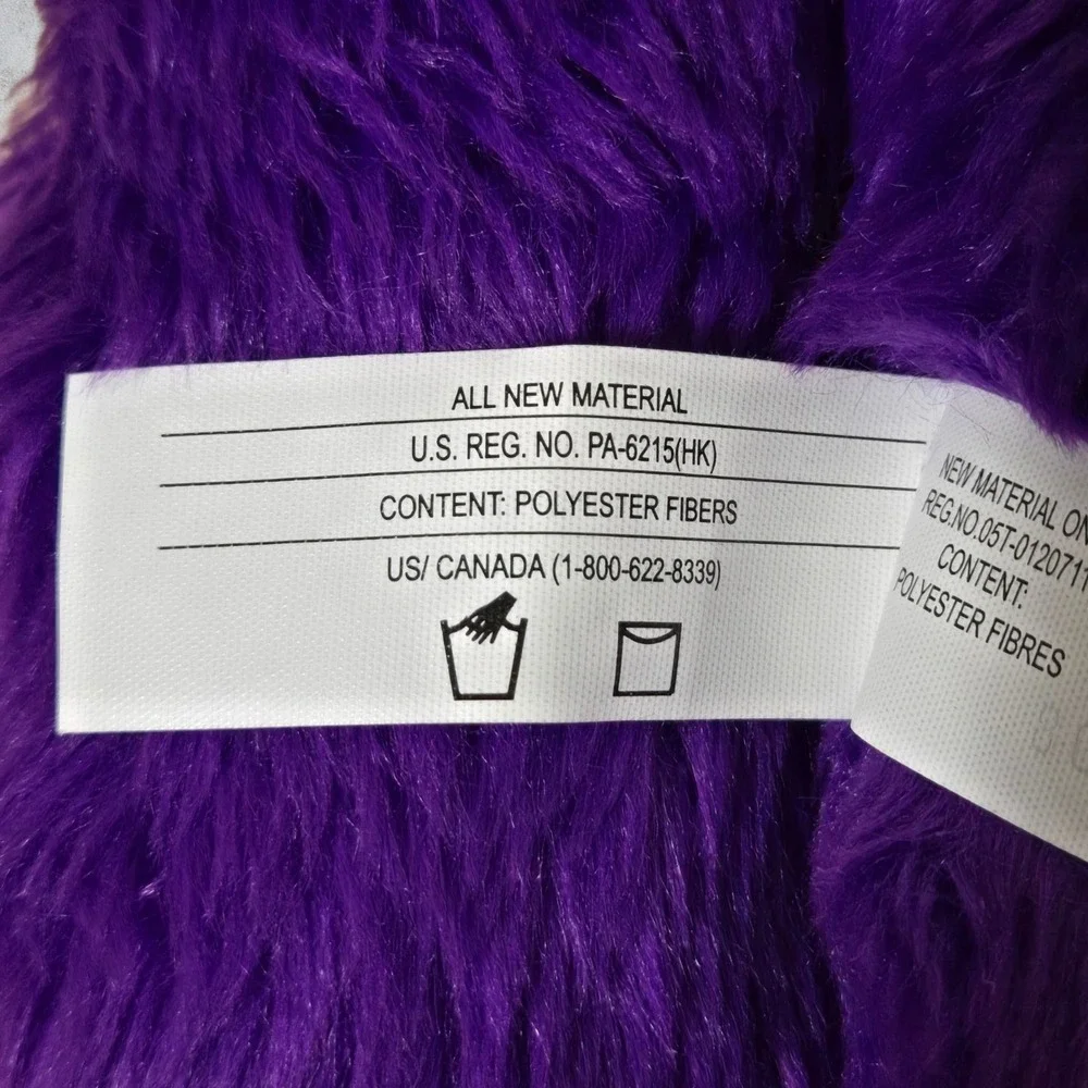 Fuggler Purple Clawey Spin Master Monster Toy Plush Stuffed Animal Rare 12